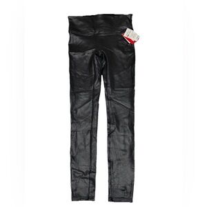 SPANX Faux leather Leggings Petite Sz S